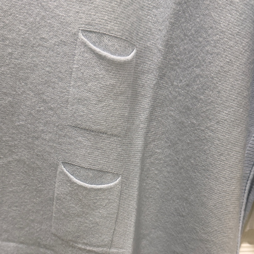 Mer Sea Soft Light Blue Crewneck Oversized Knit Sweater - Picture 8 of 14
